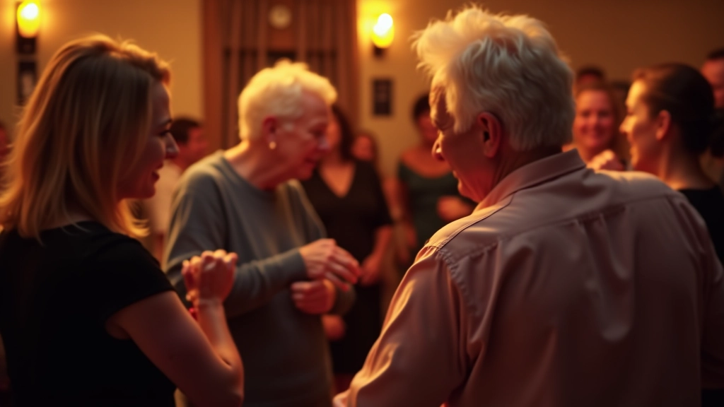 Social dance event in Cork with diverse group of people dancing and enjoying themselves